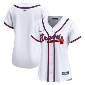 Atlanta Braves Nike Home Women's Limited Jersey - White photo 1 Jersey4u