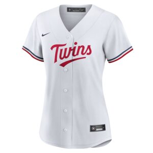 Minnesota Twins Nike Women's #1 Mom Home Jersey4u Jersey - White photo 2 Jersey4u