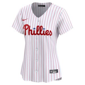 Philadelphia Phillies Nike Women's Home Limited Jersey - White photo 2 Jersey4u