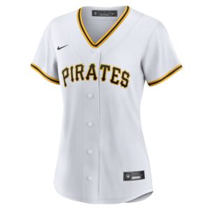 Pittsburgh Pirates Nike Women's Home Jersey4u Team Jersey - White photo 2 Jersey4u