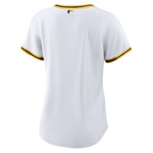 Pittsburgh Pirates Nike Women's Home Jersey4u Team Jersey - White photo 3 Jersey4u