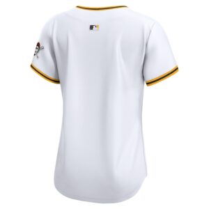 Pittsburgh Pirates Nike Women's Home Limited Jersey - White photo 3 Jersey4u