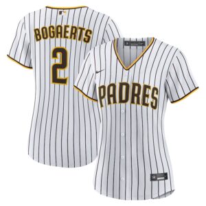 Xander Bogaerts San Diego Padres Nike Women's Home Jersey4u Jersey - White photo 1 Jersey4u