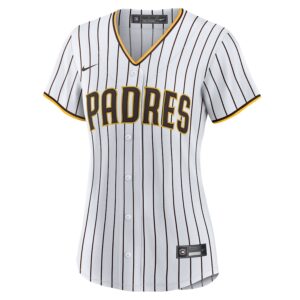 Xander Bogaerts San Diego Padres Nike Women's Home Jersey4u Jersey - White photo 2 Jersey4u
