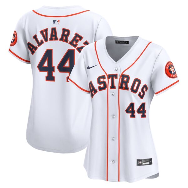 Yordan Alvarez Houston Astros Nike Women's Home Limited Jersey – White photo 1 Jersey4u