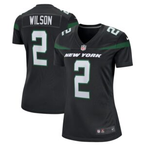 Zach Wilson New York Jets Nike Women's Player Jersey - Black photo 1 Jersey4u