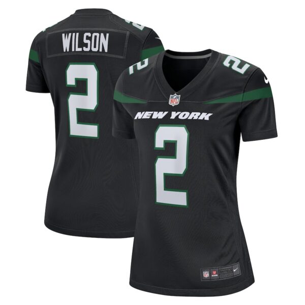 Zach Wilson New York Jets Nike Women's Player Jersey - Black photo 1 Jersey4u