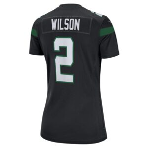 Zach Wilson New York Jets Nike Women's Player Jersey - Black photo 3 Jersey4u
