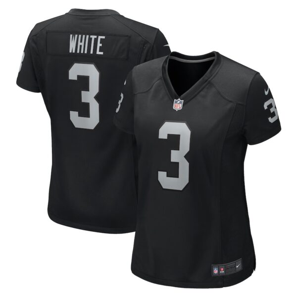 Zamir White Las Vegas Raiders Nike Women's  Game Jersey -  Black photo 1 Jersey4u