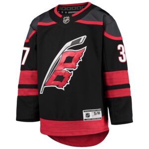 Andrei Svechnikov Carolina Hurricanes Youth Home Premier Player Jersey - Black photo 2 Jersey4u
