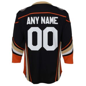 Anaheim Ducks Youth Home Jersey4u Custom Jersey - Black photo 3 Jersey4u