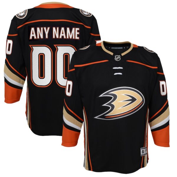 Anaheim Ducks Youth Home Premier Custom Jersey - Black photo 1 Jersey4u