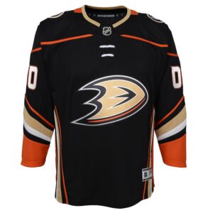 Anaheim Ducks Youth Home Premier Custom Jersey - Black photo 2 Jersey4u