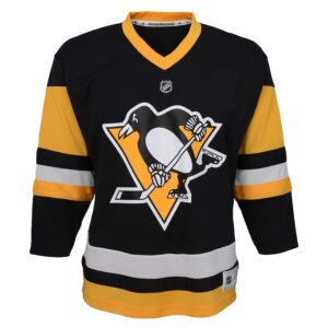 Pittsburgh Penguins Youth Home Jersey4u Custom Jersey - Black photo 2 Jersey4u