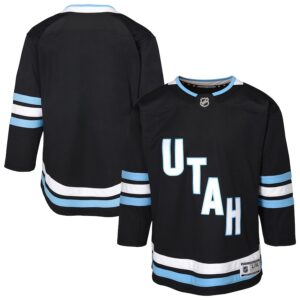 Utah Hockey Club Youth Home Premier Jersey - Black photo 1 Jersey4u