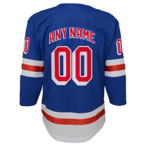 New York Rangers Youth Home Premier Custom Jersey - Blue photo 3 Jersey4u