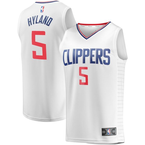 Bones Hyland LA Clippers Jersey4u Youth Fast Break Player Jersey - Association Edition - White photo 1 Jersey4u