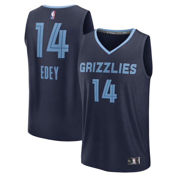 Zach Edey Memphis Grizzlies Jersey4u Youth 2024 NBA Draft Fast Break Player Jersey - Icon Edition - Navy photo 1 Jersey4u