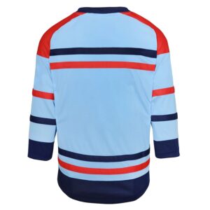 Winnipeg Jets Youth Anniversary Jersey4u Jersey - Light Blue photo 3 Jersey4u