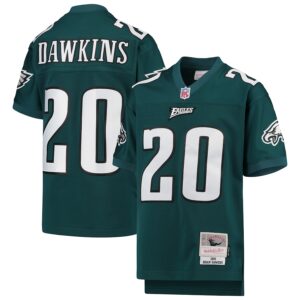 Brian Dawkins Philadelphia Eagles Mitchell & Ness Youth 2004 Legacy Retired Player Jersey - Midnight Green photo 1 Jersey4u