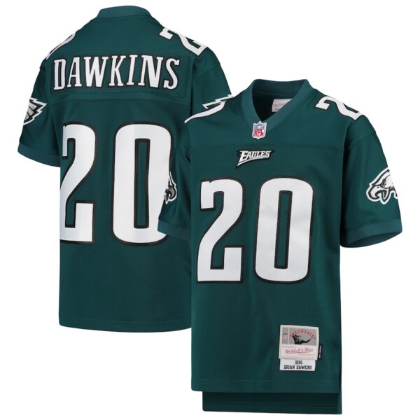 Brian Dawkins Philadelphia Eagles Mitchell & Ness Youth 2004 Legacy Retired Player Jersey - Midnight Green photo 1 Jersey4u