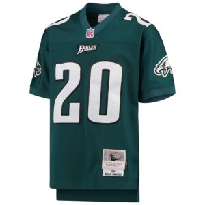 Brian Dawkins Philadelphia Eagles Mitchell & Ness Youth 2004 Legacy Retired Player Jersey - Midnight Green photo 2 Jersey4u
