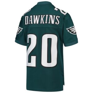 Brian Dawkins Philadelphia Eagles Mitchell & Ness Youth 2004 Legacy Retired Player Jersey - Midnight Green photo 3 Jersey4u
