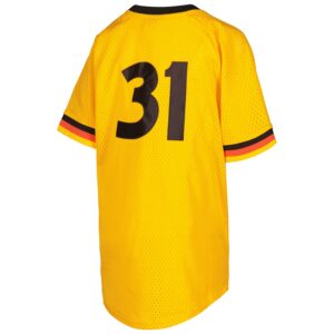 Dave Winfield San Diego Padres Mitchell & Ness Youth Cooperstown Collection Mesh Batting Practice Jersey - Gold photo 3 Jersey4u