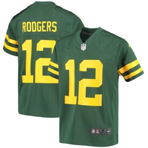 Aaron Rodgers Green Bay Packers Nike Youth Game Jersey - Green photo 1 Jersey4u