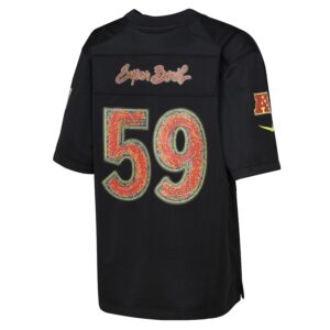Nike Youth Super Bowl LIX Game Jersey - Black photo 3 Jersey4u