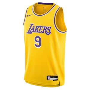Bronny James Jr. Los Angeles Lakers Nike Youth Swingman Jersey - Icon Edition - Gold photo 2 Jersey4u