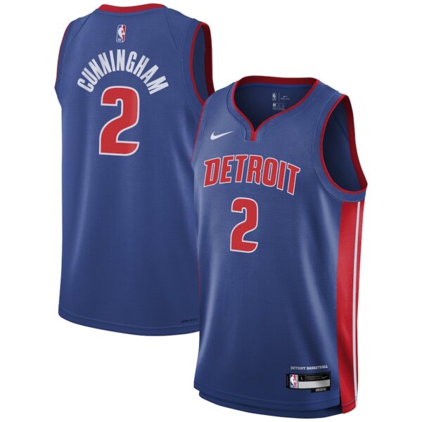 Cade Cunningham Detroit Pistons Nike Youth Swingman Jersey - Icon Edition - Blue photo 1 Jersey4u