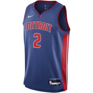 Cade Cunningham Detroit Pistons Nike Youth Swingman Jersey - Icon Edition - Blue photo 2 Jersey4u