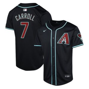 Corbin Carroll Arizona Diamondbacks Nike Youth Alternate Limited Player Jersey - Black photo 1 Jersey4u