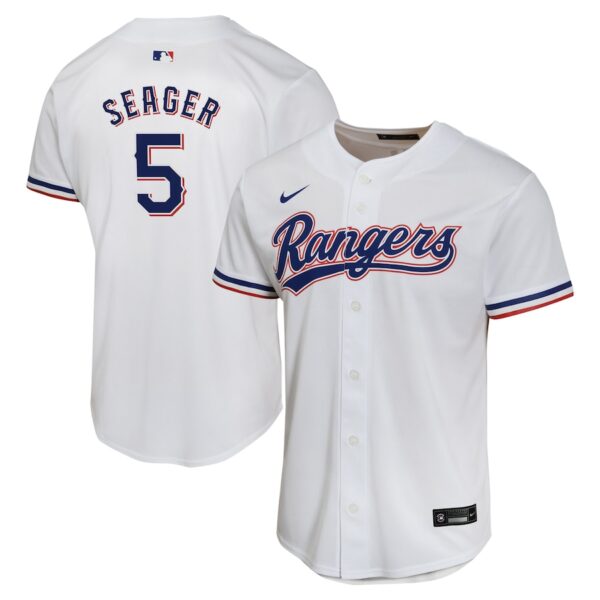 Corey Seager Texas Rangers Nike Youth Home Game Player Jersey - White photo 1 Jersey4u
