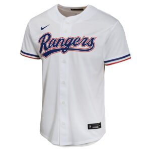 Corey Seager Texas Rangers Nike Youth Home Game Player Jersey - White photo 2 Jersey4u