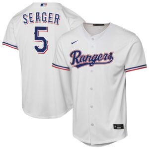 Corey Seager Texas Rangers Nike Youth Home Jersey4u Player Jersey - White photo 1 Jersey4u