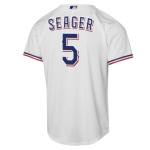 Corey Seager Texas Rangers Nike Youth Home Jersey4u Player Jersey - White photo 3 Jersey4u