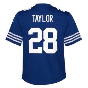 Jonathan Taylor Indianapolis Colts Nike Youth Game Jersey - Royal photo 3 Jersey4u