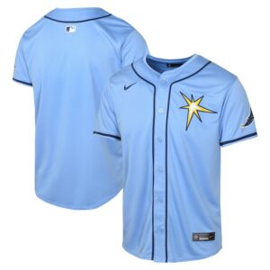 Tampa Bay Rays Nike Youth Alternate Limited Jersey - Light Blue photo 1 Jersey4u
