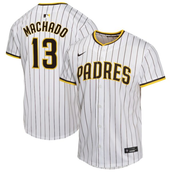Manny Machado San Diego Padres Nike Youth Home Game Player Jersey - White photo 1 Jersey4u