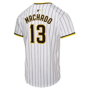 Manny Machado San Diego Padres Nike Youth Home Game Player Jersey - White photo 3 Jersey4u