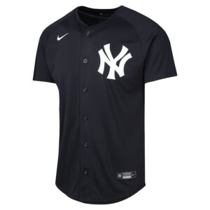 New York Yankees Nike Youth Alternate Limited Jersey - Navy photo 2 Jersey4u