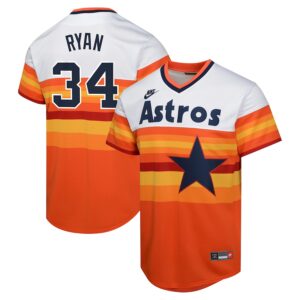 Nolan Ryan Houston Astros Nike Youth Cooperstown Collection Limited Player Jersey - White photo 1 Jersey4u