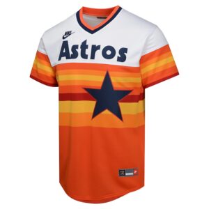 Nolan Ryan Houston Astros Nike Youth Cooperstown Collection Limited Player Jersey - White photo 2 Jersey4u