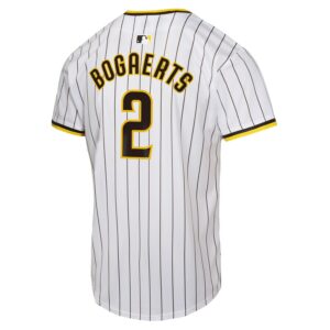 Xander Bogaerts San Diego Padres Nike Youth Home Player Game Jersey - White photo 3 Jersey4u