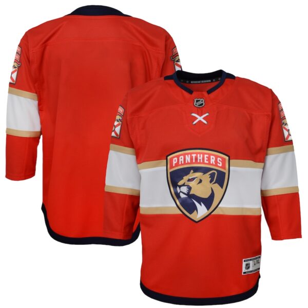 Florida Panthers Youth Home Premier Jersey - Red photo 1 Jersey4u