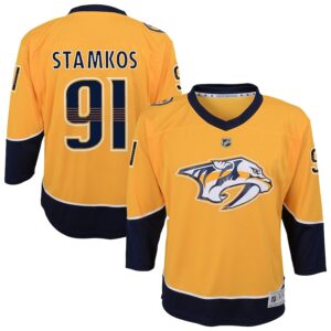 Steven Stamkos Nashville Predators Youth Alternate Jersey4u Player Jersey - Gold photo 1 Jersey4u