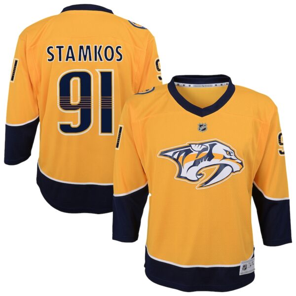 Steven Stamkos Nashville Predators Youth Alternate Jersey4u Player Jersey - Gold photo 1 Jersey4u