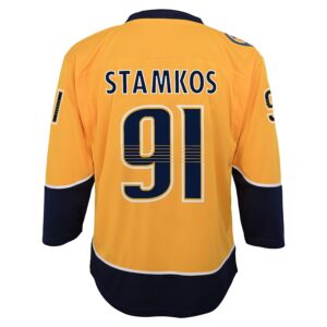 Steven Stamkos Nashville Predators Youth Alternate Jersey4u Player Jersey - Gold photo 3 Jersey4u